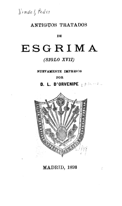 Antiguos tratados de esgrima (siglo XVII)