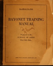 Bayonet Training Manual