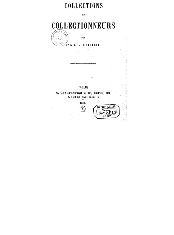 Collections et collectionneurs