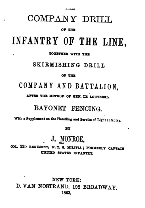 Company Drill and Bayonet Fencing