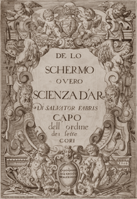De lo schermo overo scienza d'arme