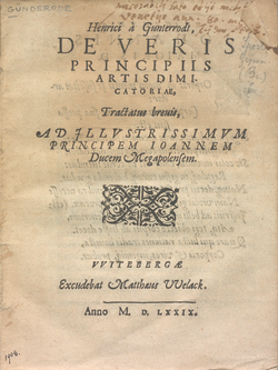De Veris Principiis Artis Dimicatoriae