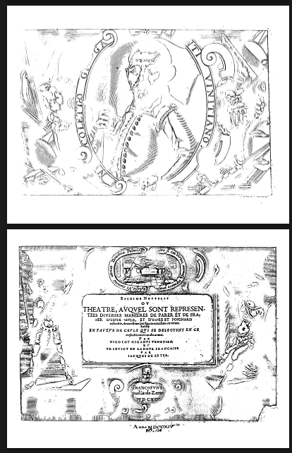 Escrime nouvelle ou théâtre
