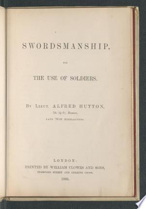 Swordsmanship, for the Use of Soldiers