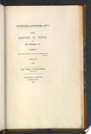The History and Examination of Duels