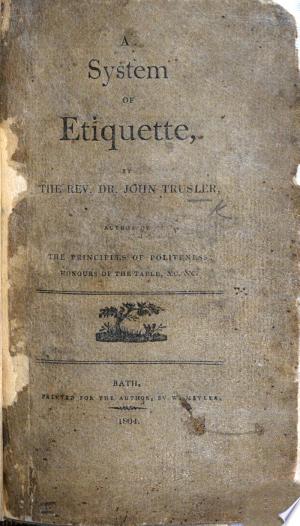 A System of Etiquette