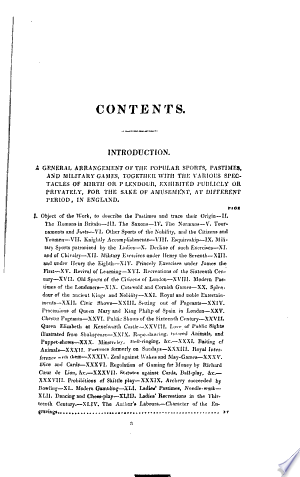 Glig-Gamena Angel-Deod; or, The Sports and Pastimes of the People of England