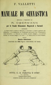 Manuale di ginnastica secondo i principii di R. Obermann