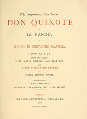 The Ingenious Gentleman Don Quixote of La Mancha