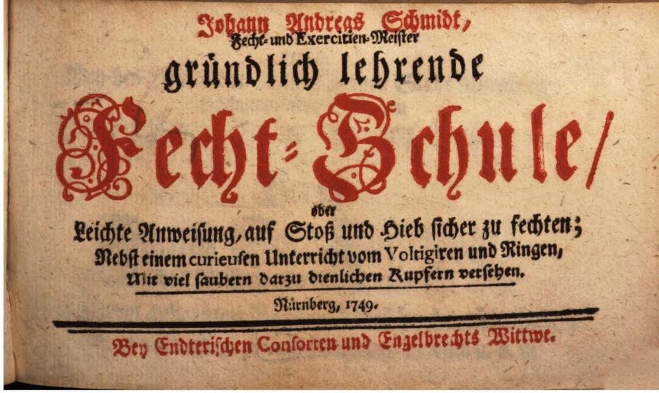 Leib-beschirmende und Feinden Trotz-bietende Fecht-Kunst
