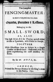 The Compleat Fencing-Master