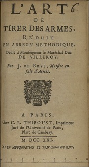 L'art de tirer des armes, réduit en abrégé méthodique
