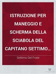 Istruzione pel maneggio e scherma della sciabola