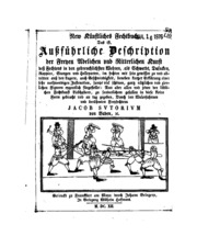 Jakob Sutor's künstliches Fechtbuch zum Nutzen der Soldaten, Studenten und Turner