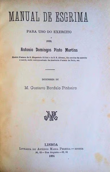 Manual de esgrima para uso do exercito