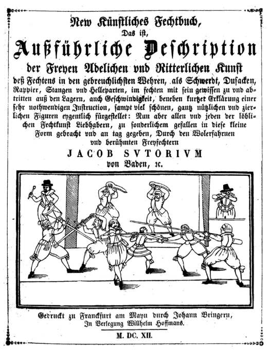 New Künstliches Fechtbuch