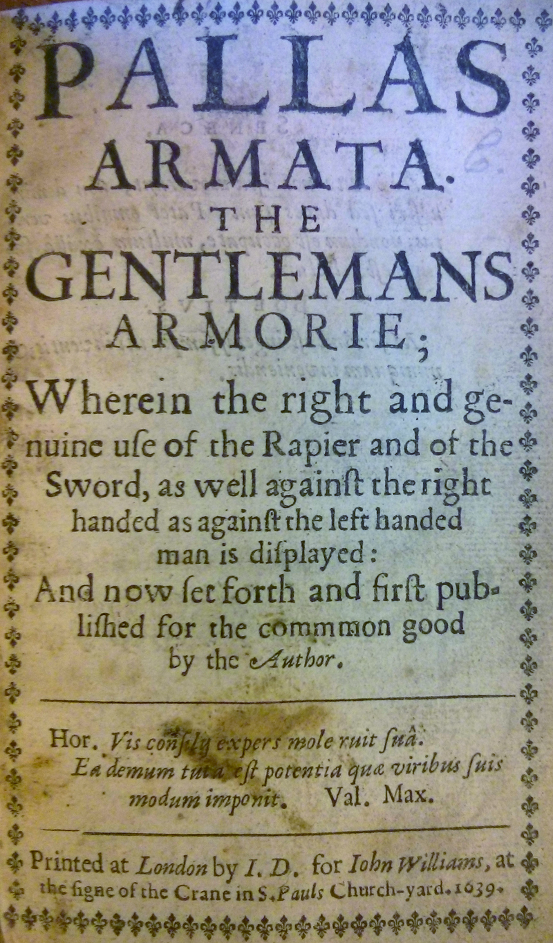 Pallas Armata: The Gentleman's Armorie