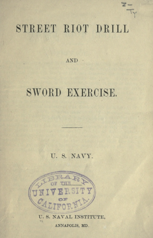 Street Riot Drill and Sword Exercise