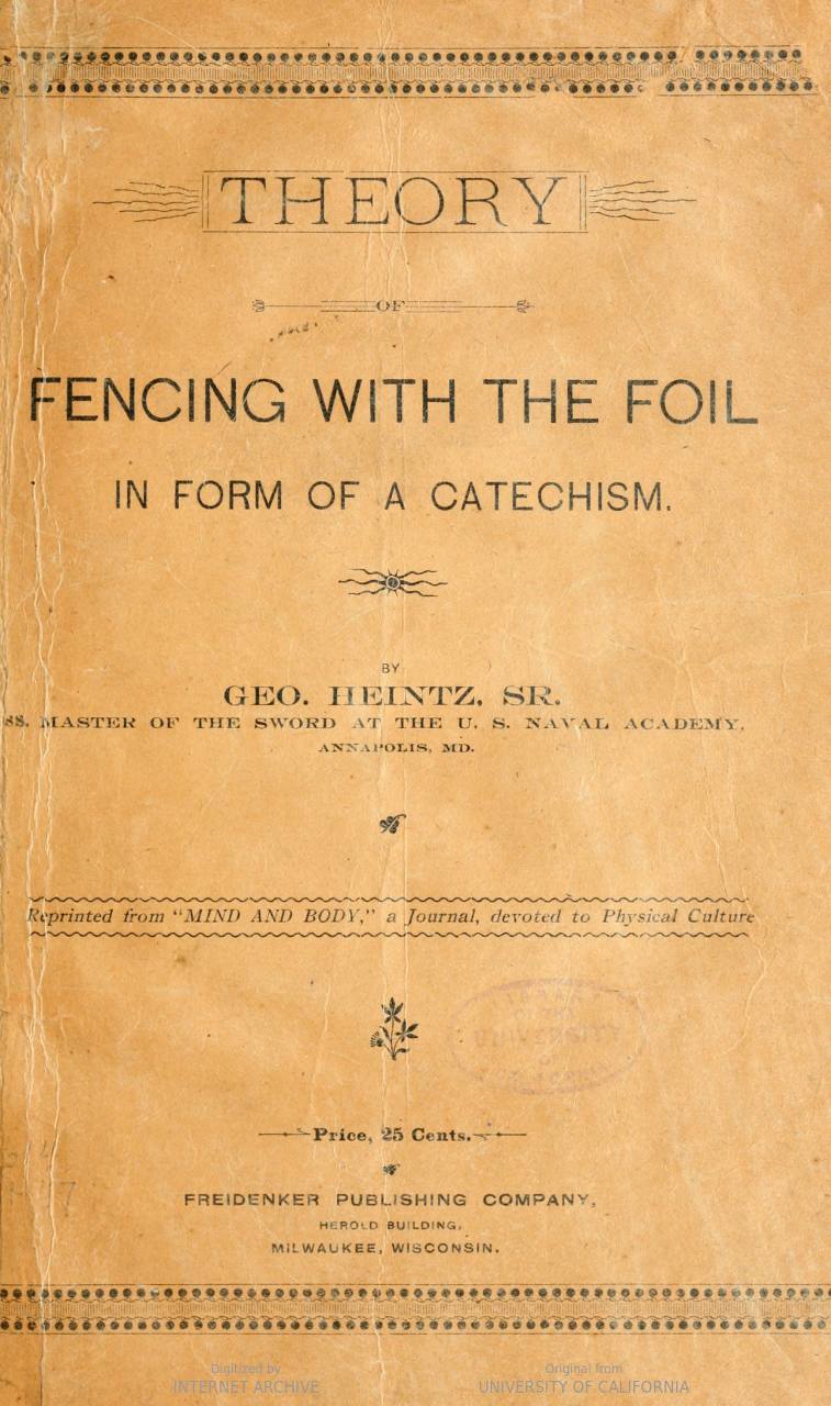 Theory of Fencing with the Foil