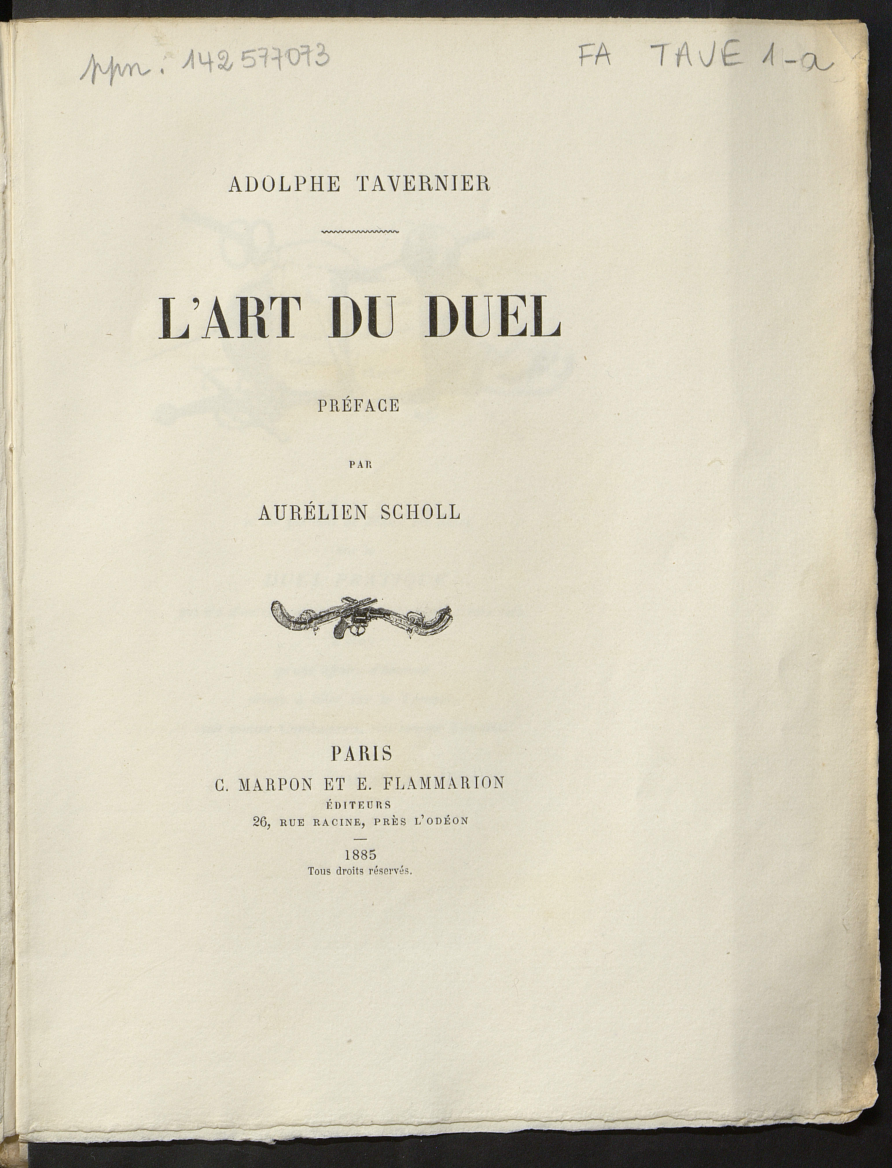 L’Art du duel
