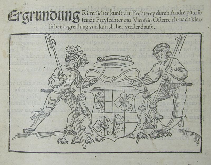 Ergründung ritterlicher Kunst der Fechterey