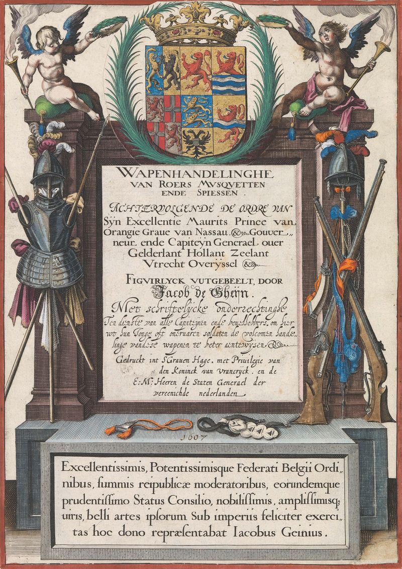 Wapenhandelinghe von Roers Musquetten endeSpiessen. 117 plates