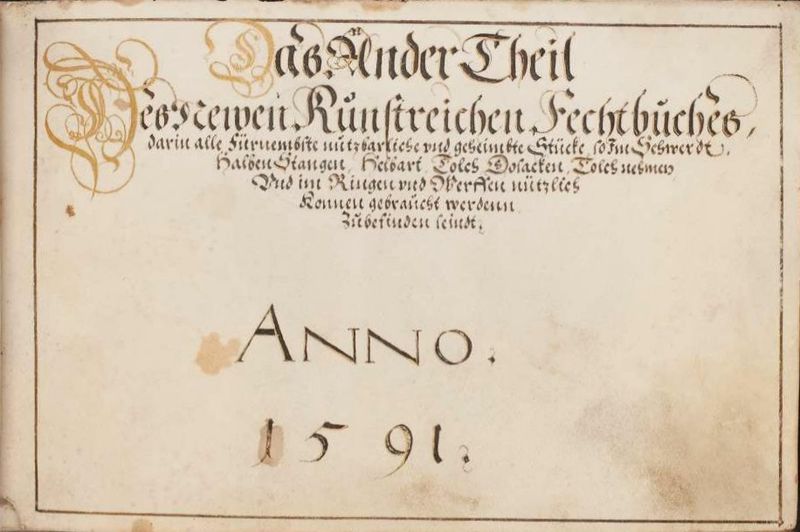 Das Ander Theil Des Newen Kůnstreichen Fechtbůches