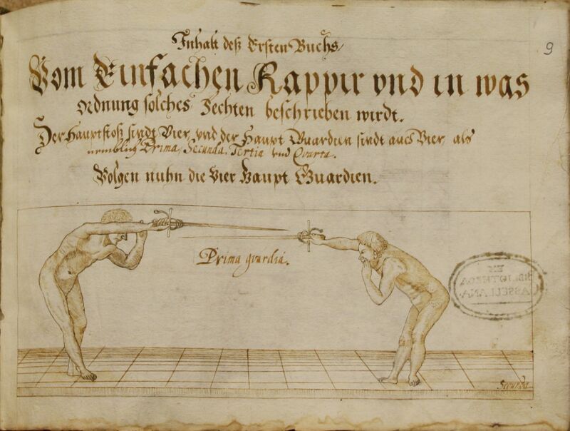 Anweisung zur Fechtkunst (4º MS Math.2)