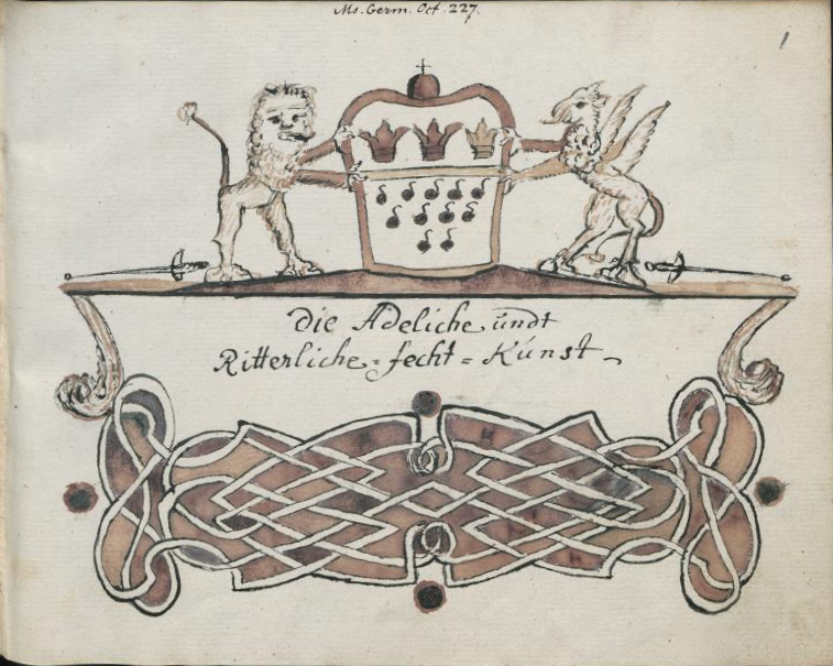 Die Adeliche und Ritterliche Fechtkunst